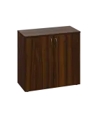 ENP 2 - 8D kancelářská skříň, 2-dveřová, 750x800x400, ořech královský
