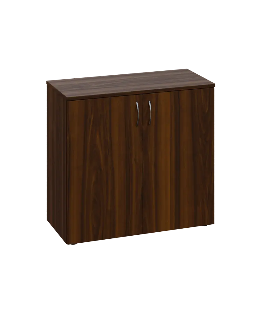 ENP 2 - 8D kancelářská skříň, 2-dveřová, 750x800x400, ořech královský