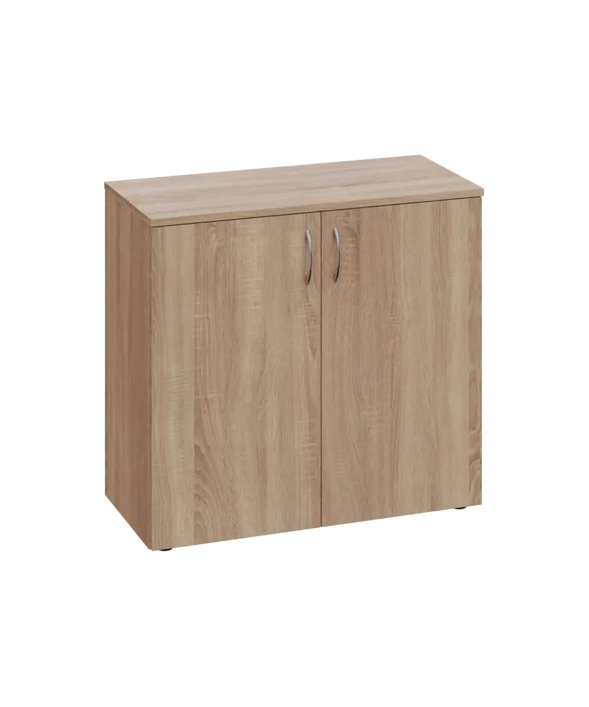 ENP 2 - 8D kancelářská skříň, 2-dveřová, 750x800x400, dub bardolino