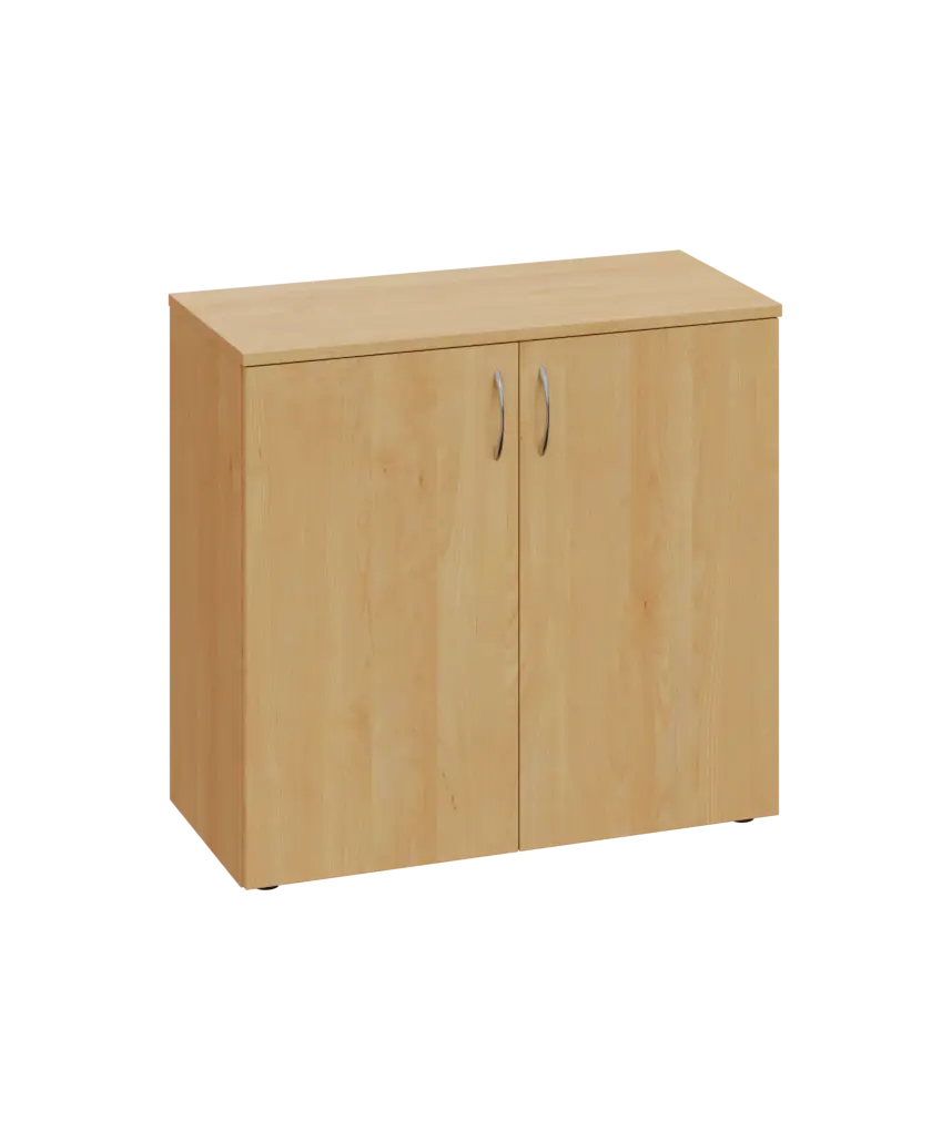 ENP 2 - 8D kancelářská skříň, 2-dveřová, 750x800x400, javor horský