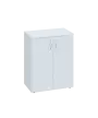 ENP 2 - 6D2 kancelářská skříň, 2-dveřová, 750x600x400, bílá