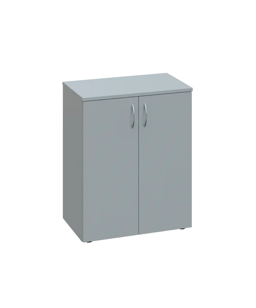 ENP 2 - 6D2 kancelářská skříň, 2-dveřová, 750x600x400, šedá