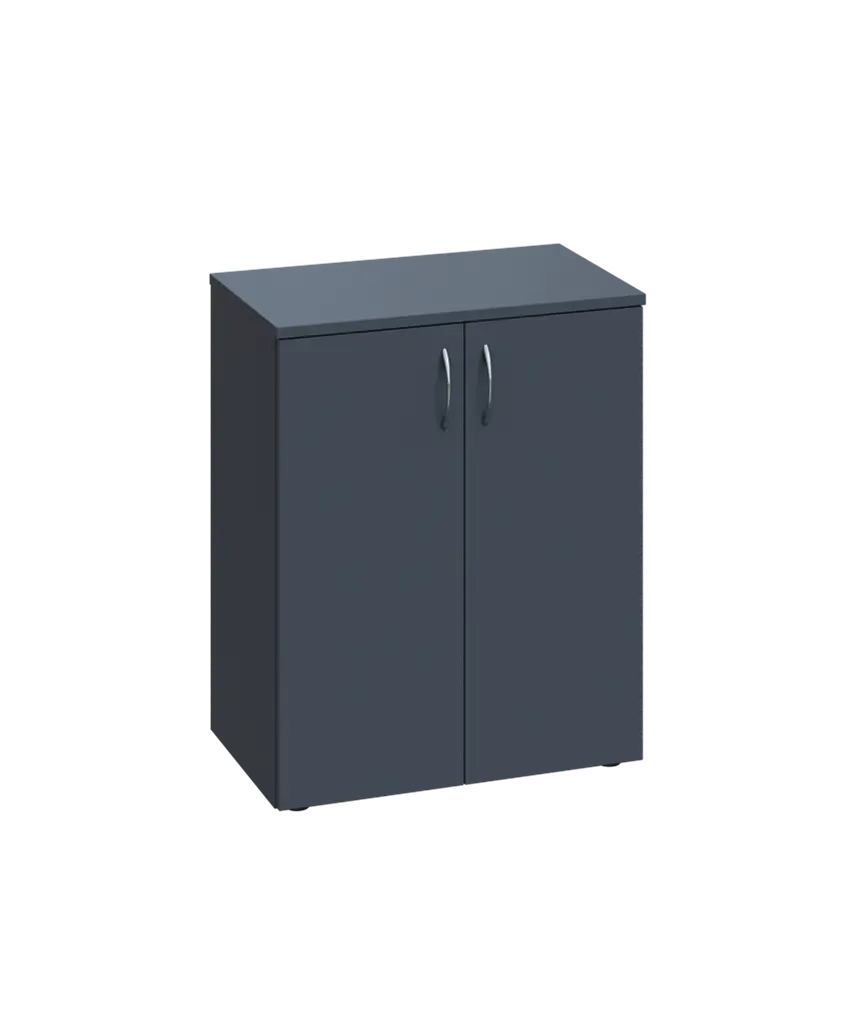 ENP 2 - 6D2 kancelářská skříň, 2-dveřová, 750x600x400, antracit