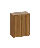 ENP 2 - 6D2 kancelářská skříň, 2-dveřová, 750x600x400, ořech světlý