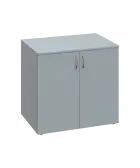 ENP 26 - 8D kancelářská skříň, 2-dveřová, 750x800x600, šedá
