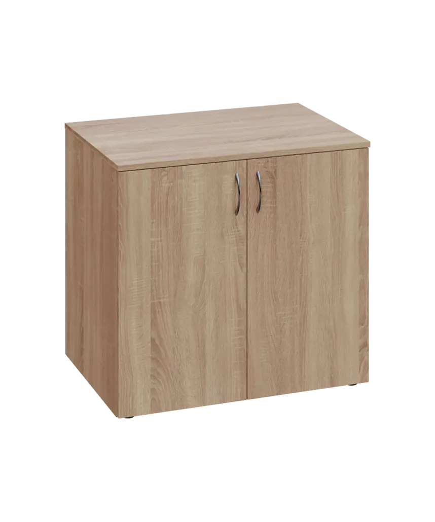 ENP 26 - 8D kancelářská skříň, 2-dveřová, 750x800x600, dub bardolino