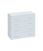 ENP 2 - 84Z kancelářská skříň, 4-zásuvková, 750x800x400, bílá