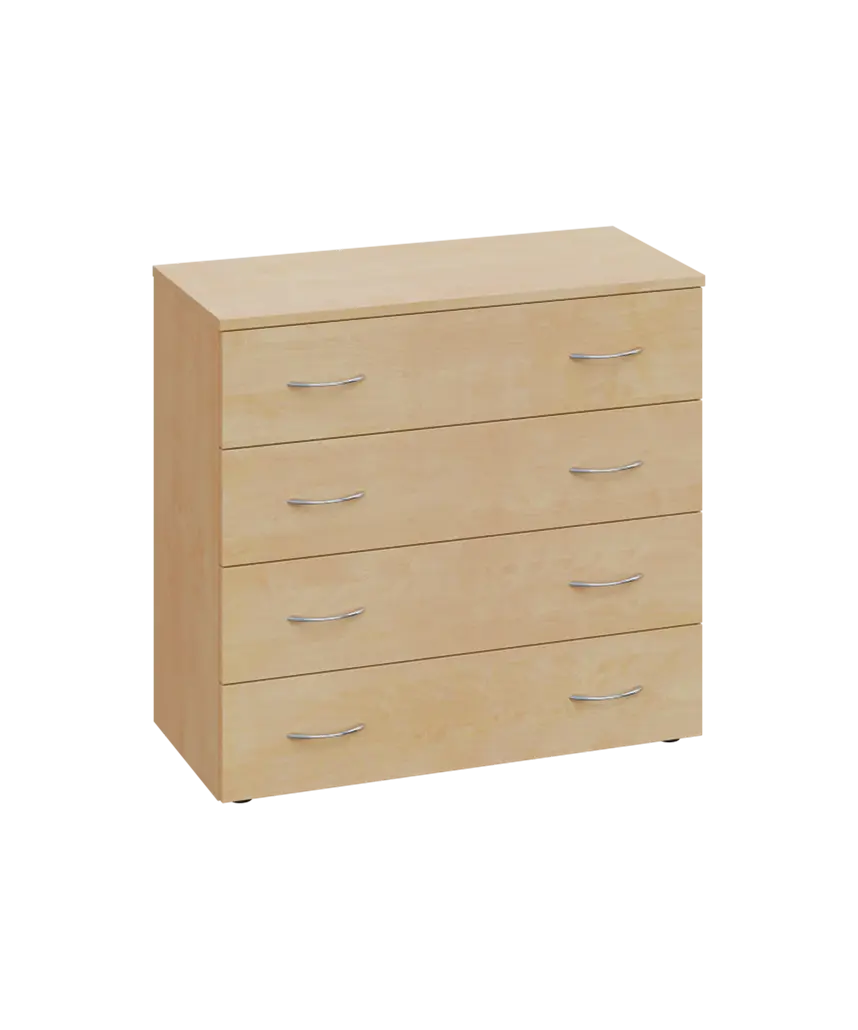 ENP 2 - 84Z kancelářská skříň, 4-zásuvková, 750x800x400, bříza irská