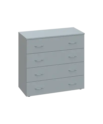 ENP 2 - 84Z kancelářská skříň, 4-zásuvková, 750x800x400, šedá