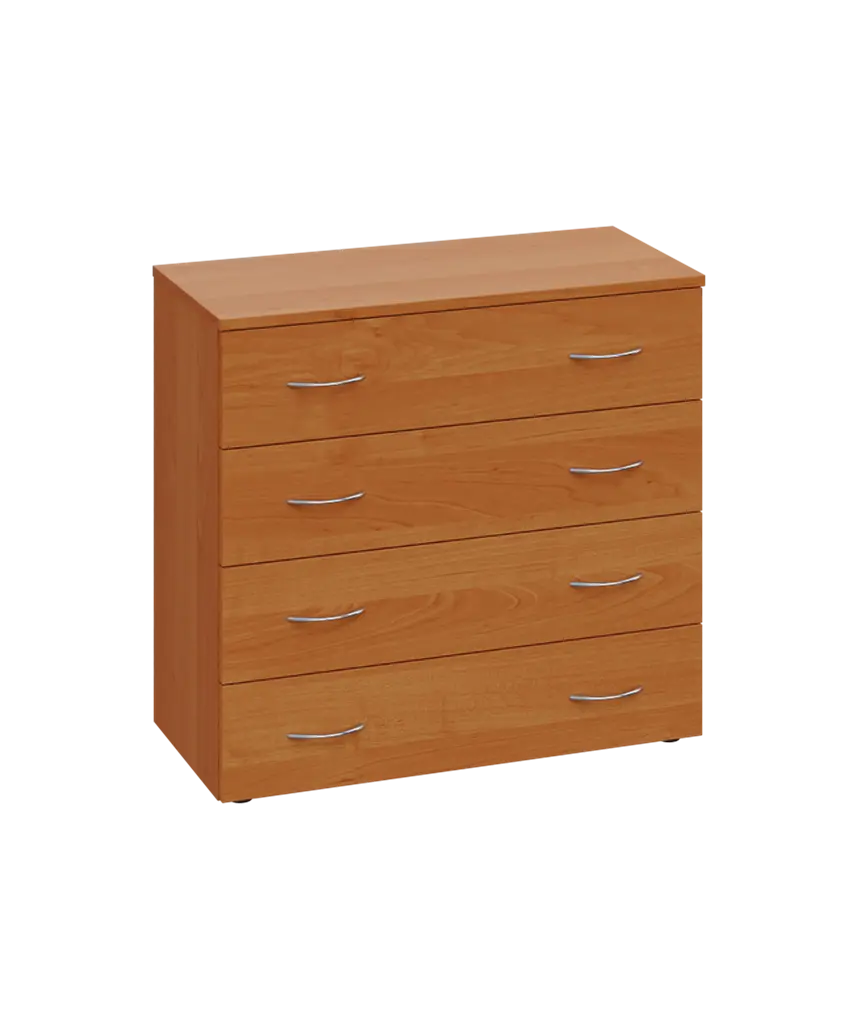 ENP 2 - 84Z kancelářská skříň, 4-zásuvková, 750x800x400, olše jantar