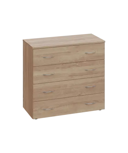 ENP 2 - 84Z kancelářská skříň, 4-zásuvková, 750x800x400, dub bardolino