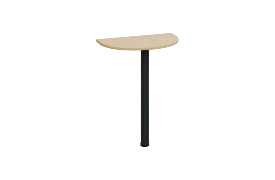 EJD 1 - 60 přístavba jednací, kovová podnož černá, síla desky 18 mm, široká 600 mm, bříza irská