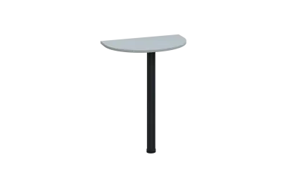 EJD 1 - 60 přístavba jednací, kovová podnož černá, síla desky 18 mm, široká 600 mm, šedá