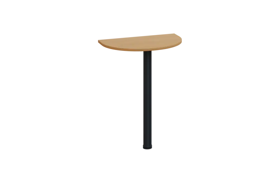 EJD 1 - 60 přístavba jednací, kovová podnož černá, síla desky 18 mm, široká 600 mm, buk Royal