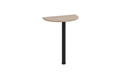 EJD 1 - 60 přístavba jednací, kovová podnož černá, síla desky 18 mm, široká 600 mm, dub bardolino