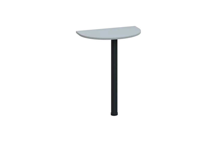 EJD 2 - 60 přístavba jednací, kovová podnož černá, síla desky 25 mm, široká 600 mm, šedá