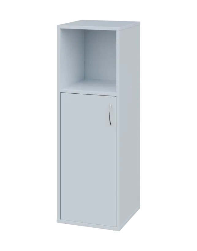 OV 3 - 4DN kancelářská skříň, 1-dveřová/nika, levá, 1100x400x400, bílá