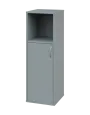 OV 3 - 4DN kancelářská skříň, 1-dveřová/nika, levá, 1100x400x400, šedá
