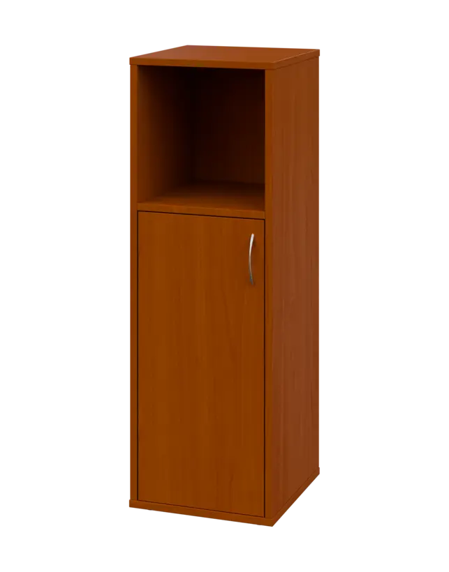 OV 3 - 4DN kancelářská skříň, 1-dveřová/nika, levá, 1100x400x400, třešeň šumavská