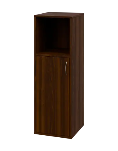 OV 3 - 4DN kancelářská skříň, 1-dveřová/nika, levá, 1100x400x400, ořech královský