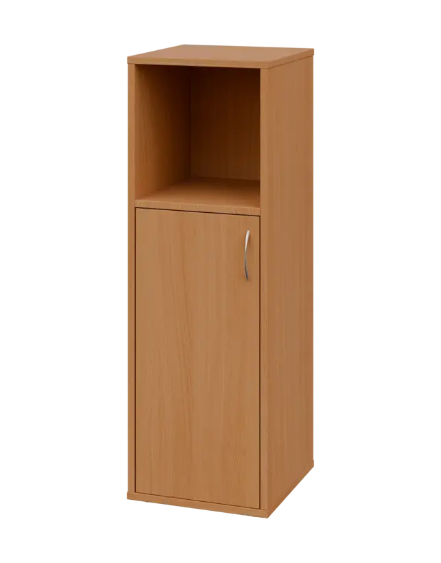 OV 3 - 4DN kancelářská skříň, 1-dveřová/nika, levá, 1100x400x400, buk royal