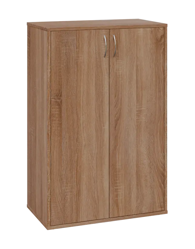 OV 3 - 8D kancelářská skříň, 2-dveřová, 1100x800x400, dub bardolino