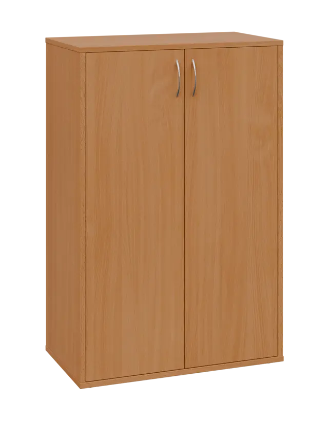 OV 3 - 8D kancelářská skříň, 2-dveřová, 1100x800x400, buk royal