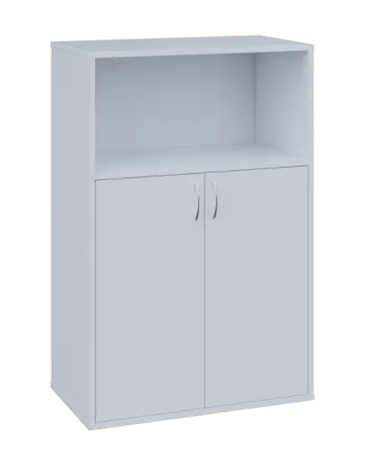 OV 3 - 8DN kancelářská skříň, 2-dveřová/nika, 1100x800x400, bílá
