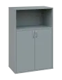 OV 3 - 8DN kancelářská skříň, 2-dveřová/nika, 1100x800x400, šedá