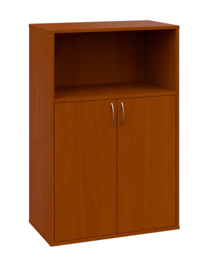 OV 3 - 8DN kancelářská skříň, 2-dveřová/nika, 1100x800x400, třešeň šumavská