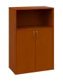 OV 3 - 8DN kancelářská skříň, 2-dveřová/nika, 1100x800x400, třešeň šumavská