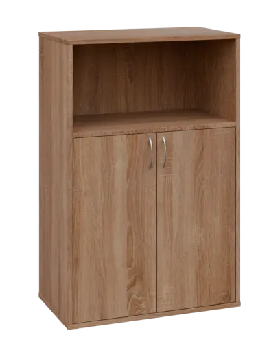 OV 3 - 8DN kancelářská skříň, 2-dveřová/nika, 1100x800x400, dub bardolino