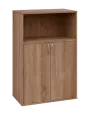OV 3 - 8DN kancelářská skříň, 2-dveřová/nika, 1100x800x400, dub bardolino