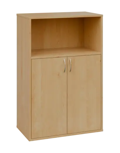 OV 3 - 8DN kancelářská skříň, 2-dveřová/nika, 1100x800x400, javor horský