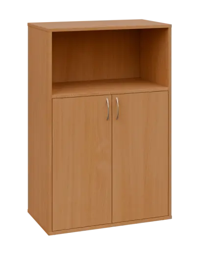 OV 3 - 8DN kancelářská skříň, 2-dveřová/nika, 1100x800x400, buk royal