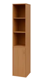 OV 5 - 4DN3 kancelářská skříň, 1-dveřová/nika, levá, 1800x400x400, buk royal