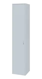 OV 5 - 4D kancelářská skříň, 1-dveřová, levá, 1800x400x400, bílá