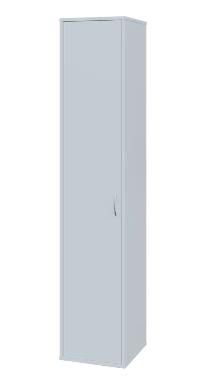 OV 5 - 4D kancelářská skříň, 1-dveřová, levá, 1800x400x400, bílá