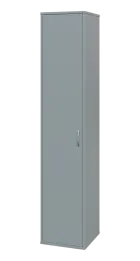 OV 5 - 4D kancelářská skříň, 1-dveřová, levá, 1800x400x400, šedá