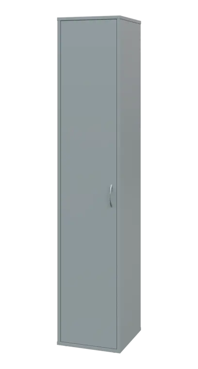 OV 5 - 4D kancelářská skříň, 1-dveřová, levá, 1800x400x400, šedá