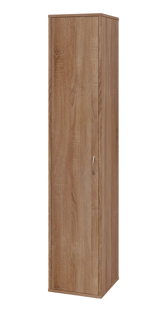 OV 5 - 4D kancelářská skříň, 1-dveřová, levá, 1800x400x400, dub bardolino