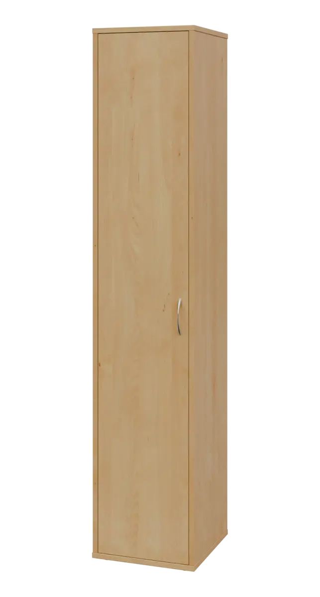 OV 5 - 4D kancelářská skříň, 1-dveřová, levá, 1800x400x400, javor horský