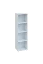 EN 4 - 4N  skříňka otevřená, úzká lamino - bílá