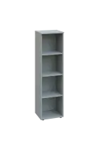 EN 4 - 4N  skříňka otevřená, úzká lamino - šedá