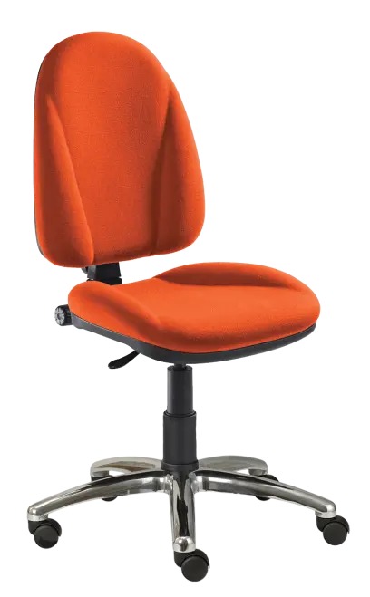 444/MEK CR židle kancelářská, Bondai, kříž chrom BONDAI BN19 (3012) - látka oranžová