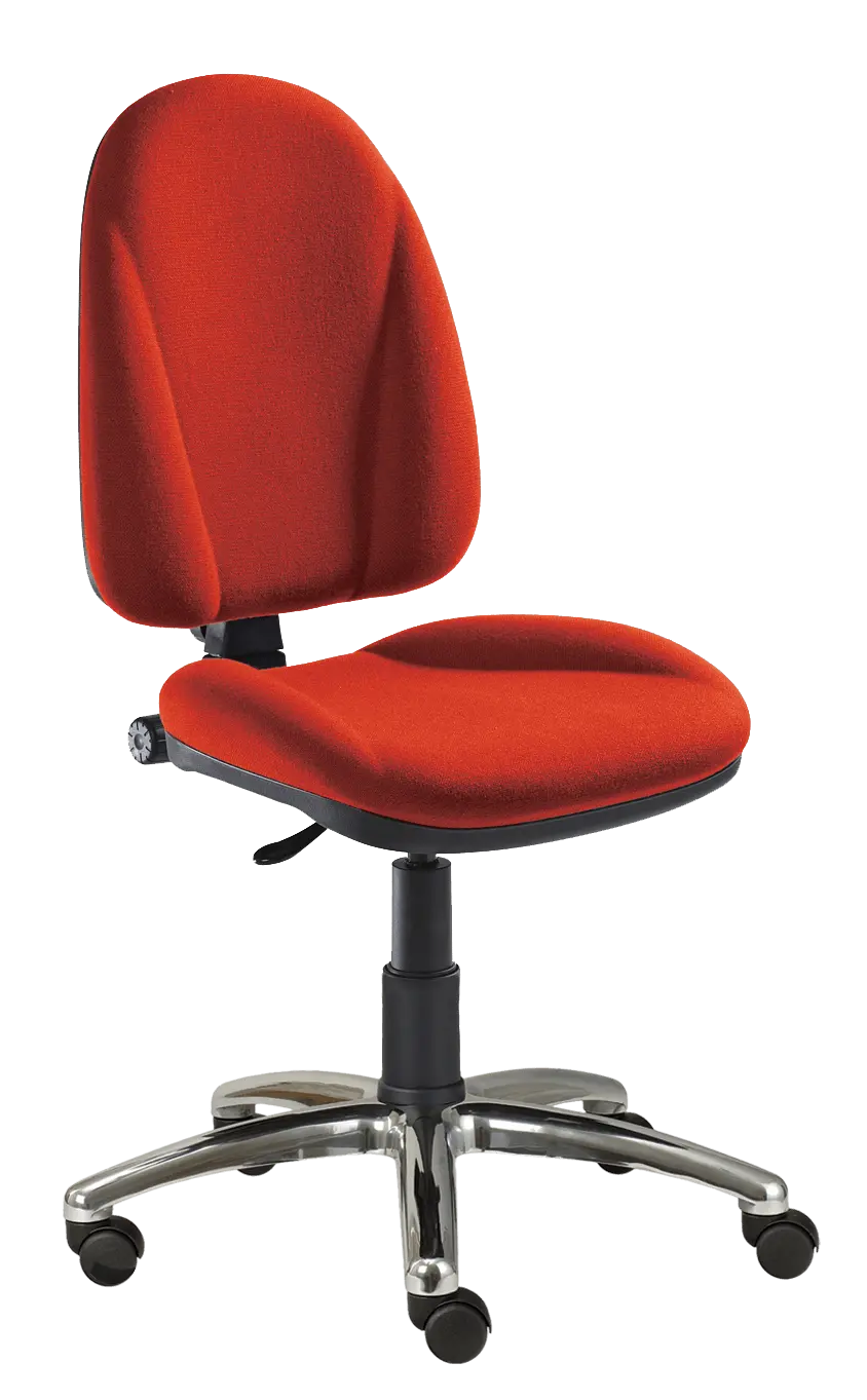 444/MEK CR židle kancelářská, Bondai, kříž chrom BONDAI BN1 (4004) - látka cihlová