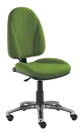 444/MEK CR židle kancelářská, Bondai, kříž chrom BONDAI BN13 (7048) - látka trávově zelená