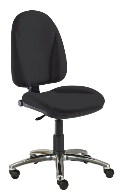 444/MEK CR židle kancelářská, Bondai, kříž chrom BONDAI BN7 (8033) - látka černá