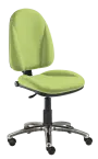 444/MEK CR židle kancelářská, Bondai, kříž chrom BONDAI BN17 (7032) - látka zelinkavá