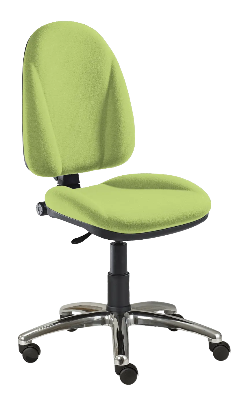 444/MEK CR židle kancelářská, Bondai, kříž chrom BONDAI BN17 (7032) - látka zelinkavá